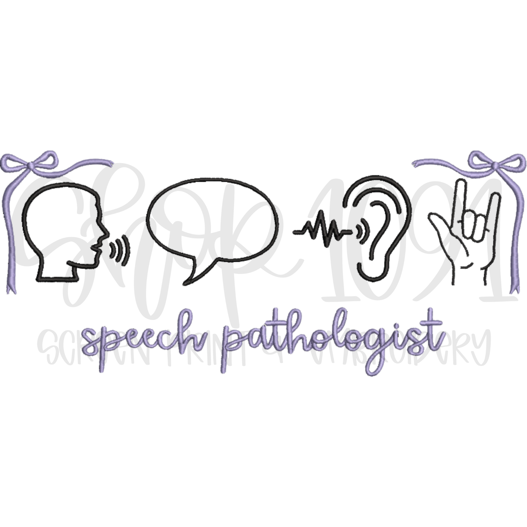 Speech Pathologist | Shop 1091 Embroidery + Screen Print
